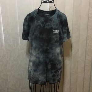 Tie dye Obey shirt